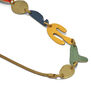 Coral reef brass statement necklace by Sibilia